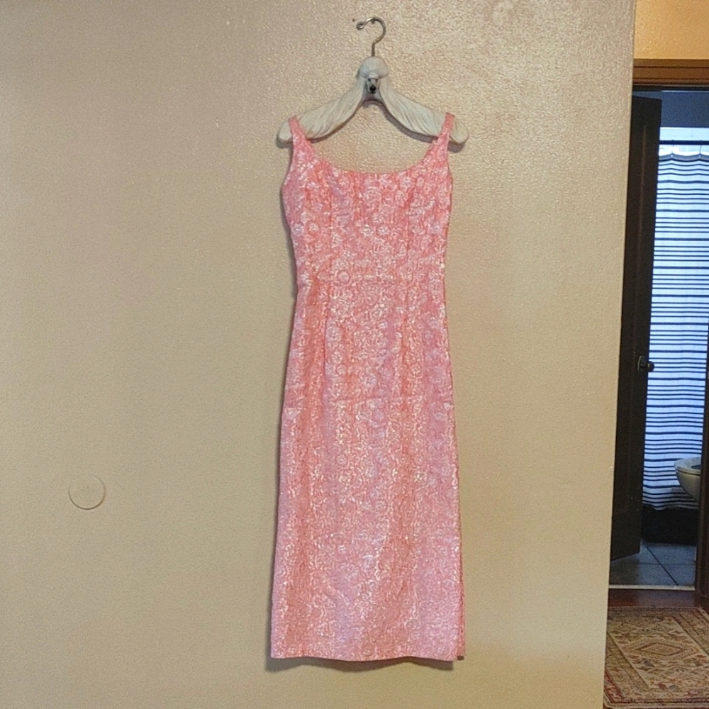 1958 pink dress.